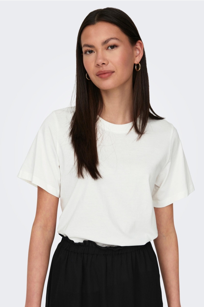 JDYPISA S/S T-SHIRT JRS NOOS 15292431 CLOUD DANCER